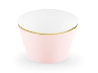 RUŽOVÉ OBLOŽKY NA MUFFIN, 6 ks