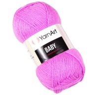 YARNART BABY PRIADZA 635 RUŽOVÁ HEATHER RUŽOVÁ 50 gramov 150 m