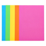 Farebný papier A5 x 50 listov Jasné farby 200G