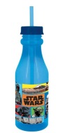 Star Wars Blue fľaša so slamkou 500ml 3024