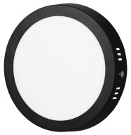 Prisadený LED panel 12W, neblikajúci CCD, okrúhly, silný, neutrálny