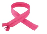 Zips, SAMOSTATNÝ Zips, KRYTÁ ČIPKA 20cm RUŽOVÁ