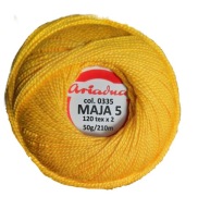 Cordonek MAJA 5 ariadna 210m - 335 žltá