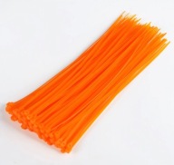 Sťahovacie pásky 100x2,5mm oranžové 100 ks
