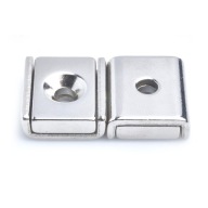 Magnetický držiak na tanier s otvorom na skrutku UMP 15x13,5x5 N 1 kus
