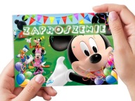 POZVÁNKA MICKEY MOUSE NA NARODENINY DIEŤAŤA + OBÁLKA ZDARMA