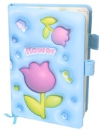Zápisník FLOWERS diár na poznámky 5648
