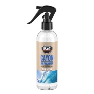 K2 CAYON 250ML. BLUE OCEAN M117BO UNIKÁTNY, UNIVERZÁLNY OSVIEŽOVAČ VZDUCHU