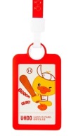 Puzdro na karty Lanyard UHOO 6120 Duckbill Vertical RED
