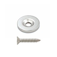 NEODYMOVÝ MAGNET S OTVOROM na skrutku 14x2 mm, okrúhly, cylindrický, HUNTER