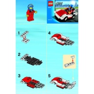 Lego Manuál - Závodné auto 30150