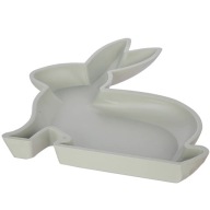 Zelený tanier zajačika, tanier, ozdobný veľkonočný tanier, Altom Design