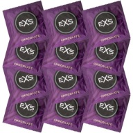 EXS CHOCOLATE kondómy, príchuť čokoláda, sada 25 ks, klasika