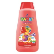 Bambi jahodový kúpeľ do kúpeľa pre deti 500ml