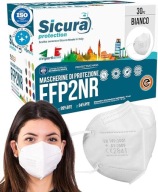 Ochranná maska ​​FFP2 CE Sicura - 1 kus Biela