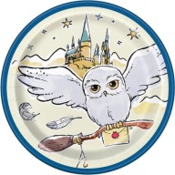 HARRY POTTER papierové taniere 8 kusov Narodeninové