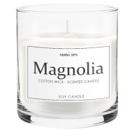 Möller SPA MAGNOLIA - PRÍRODNÁ SÓJOVÁ VONNÁ SVIEČKA V SKLE 400g