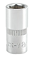 ZÁSUVKA YATO 8MM 1/4 PALCA 6 KRÁTKY KRÁTKY YT-1407