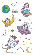 Umývateľné tetovanie pre deti GLITTER UNICORNS EG036