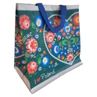 Nákupná taška 24L 35x20x35 Folklór 1 ks malachit