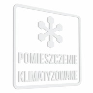 Klimatizovaná izba - nálepka 15x15