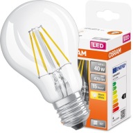 LED žiarovka E27 A60 4W = 40W 2700K FILAMENT OSRAM