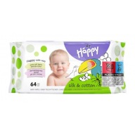 Vlhčené obrúsky Bella Baby Happy SILK a BAW