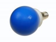 Ozdobná LED žiarovka 1W, pätica E14, MODRÁ