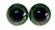 2 ks trblietavé oči pre maskotov 20 mm zelené (1185-z)