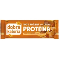 Dobra Kaloria vegetariánska karamelová proteínová tyčinka 45g