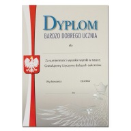 DIPLOM VEĽMI DOBRÉHO ŠTUDENTA, A4, pozlátený