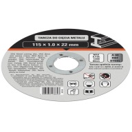 KOVOVÝ REZNÝ KOTÚČ 125x1,0mm MOTÍV, 080 169, NEPREHRIEVA MATERIÁL