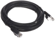 PATCHCORD RJ45/3,0-ČIERNA 3,0 m ABCV