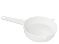 Plastové sitko, cedník, sitko s rukoväťou, 16 cm, HRUBÉ