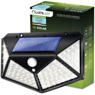 HALOGÉNOVÁ LED SOLARNÁ LAMPA, SÚMRAK POHYBOVÝ SENZOR, ZÁHRADNÁ FASÁDA
