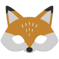 Karnevalová PLSTENÁ MASKA, LÍŠKA, líška NA ZMAZE, pre deti na predstavenie