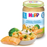 HiPP Cestoviny s lososom, mrkvou a brokolicou 250g