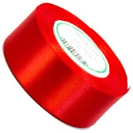 Stuha Červená saténová stuha 38mm 32mb