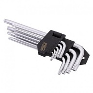 TORX Cr.V 9ks kľúče stredná dĺžka T10-T50 TORX9