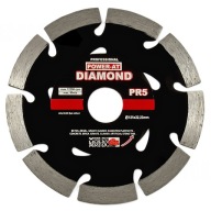 DIAMANTOVÝ DISK BETÓNOVÁ SEGMENTOVÁ KOCKA 125 x 22,2 10 mm ELEKTRICKÉ REZANIE