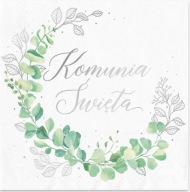 Obrúsky na sväté prijímanie Eukalyptus, papierové obrúsky, prijímanie 10 ks.