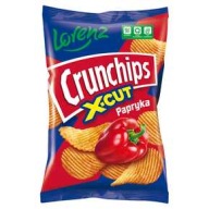 CRUNCHIPS X-CUT PAPRIKOVÉ ČÍPKY 140G