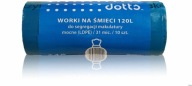 Vrecia na odpad 120l, 10ks, BODKY, na triedenie zberového papiera, pevné (LDPE),