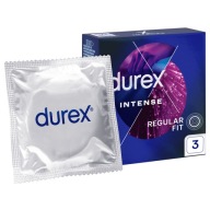 DUREX INTENSE stimulujúce kondómy, ktoré zvyšujú orgazmické pocity, 3 kusy