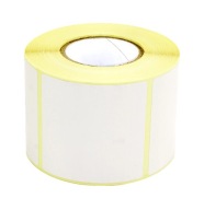 Termoetikety samolepky biele 58x60mm 500 ks.