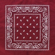 Bandana bandana bandana vínová paisley šatka