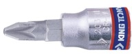 Zásuvka 1/4 BIT CROSS hrot PZ2 KING TONY 203802