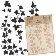 DIY SCRAPBOOKING šablóna / A5 / Brečtan - RASTLINA