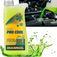 MANNOL PRO COOL 1L kvapalina do chladiča motocyklov GREEN FLUO -40°C/+135°C