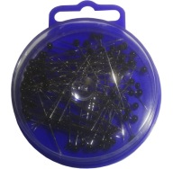 ČEPY so SKLO -- ČIERNA -- HLAVA 0,65 x 44 mm